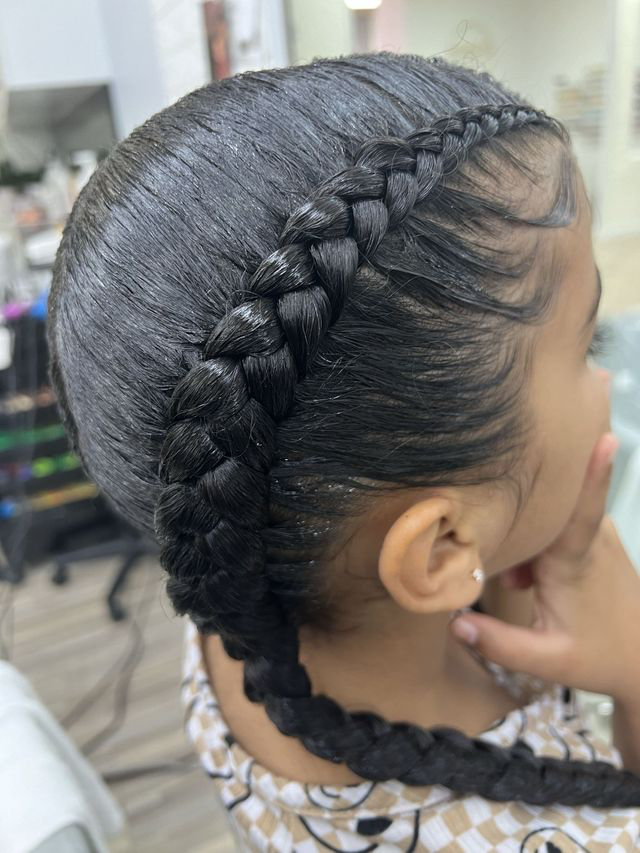 Neat braided style